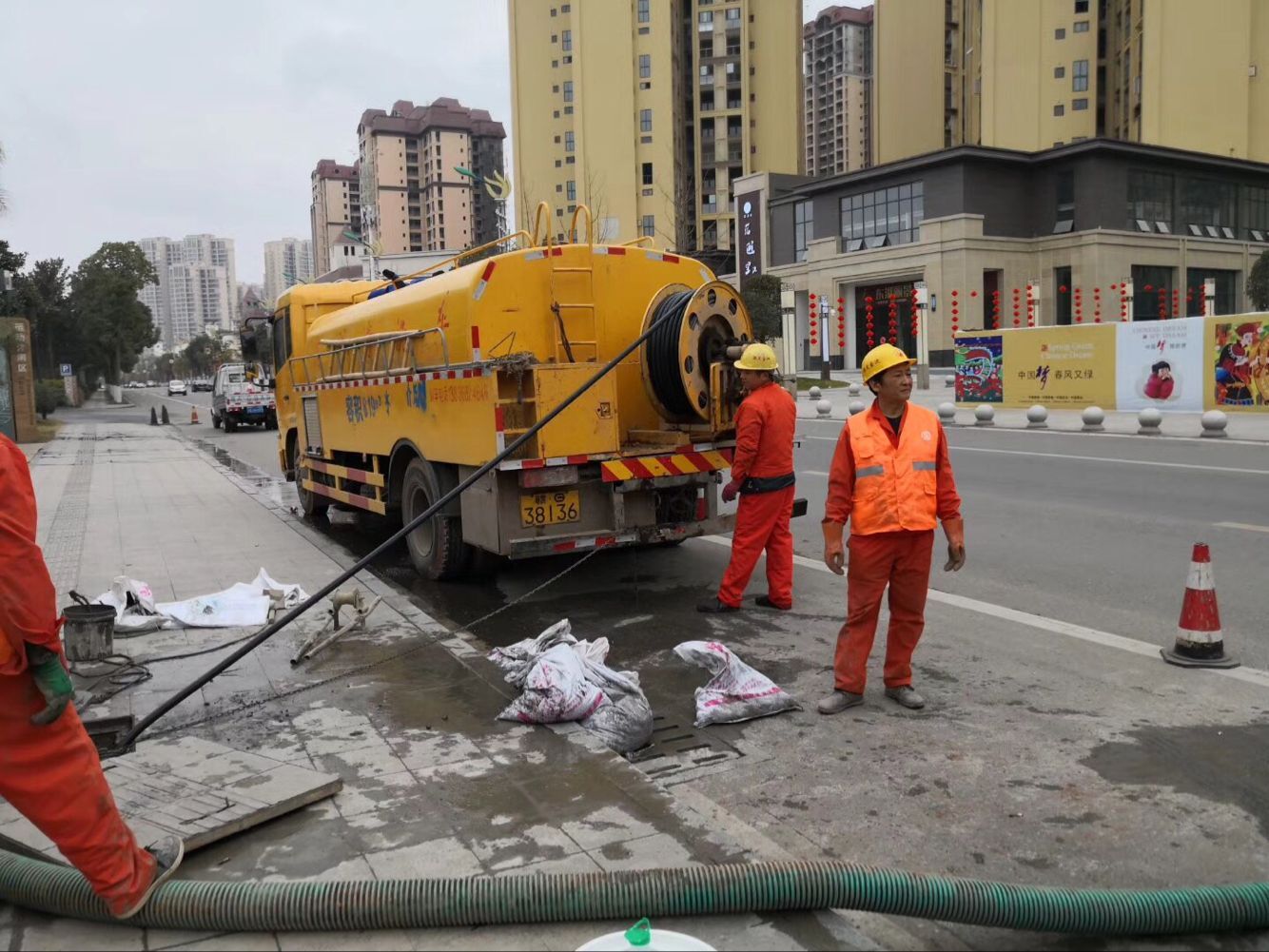 临城排污管道清淤-管道清洗